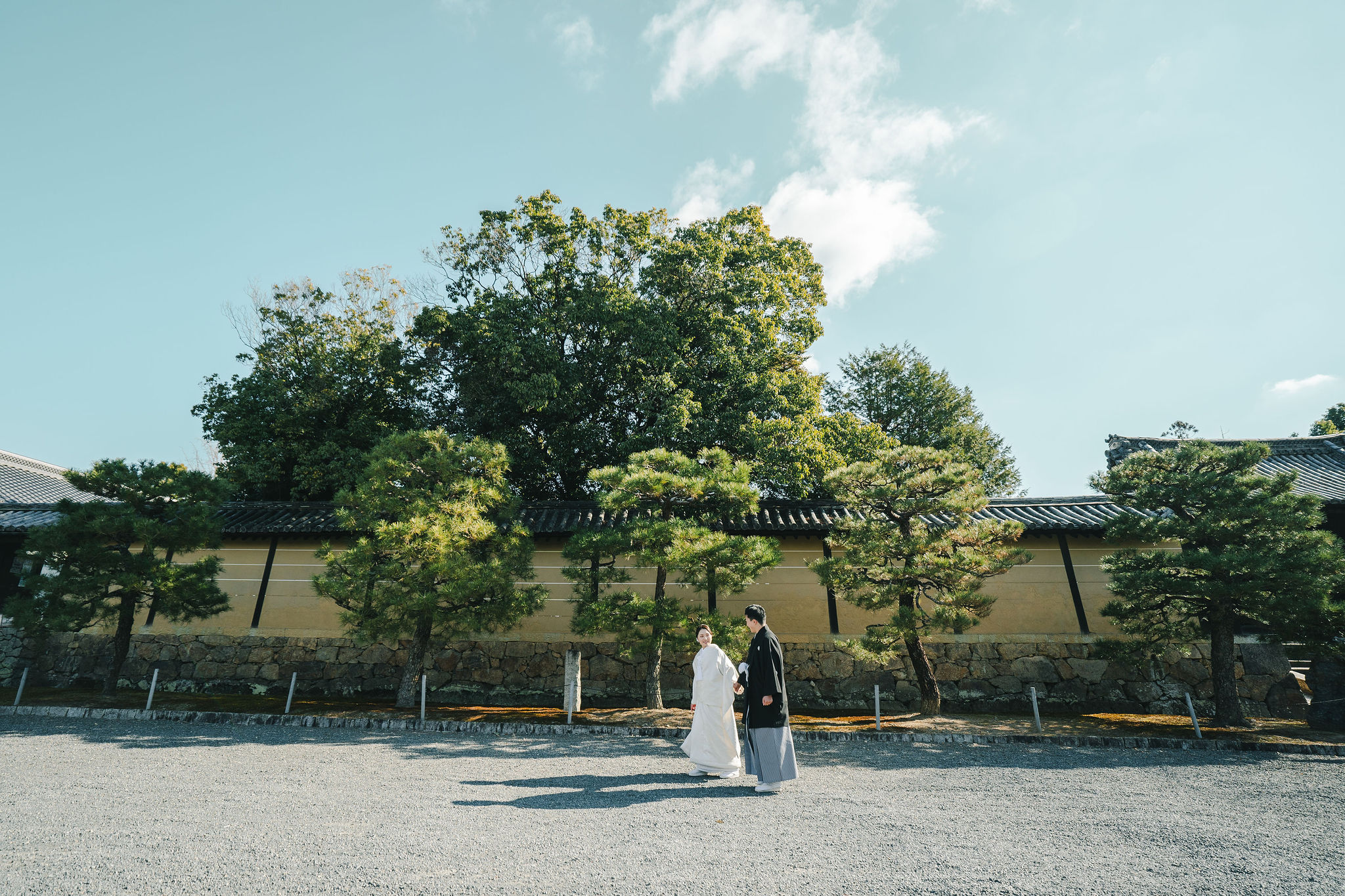 冬の随心院前撮りイメージ「京都前撮り美翔苑」